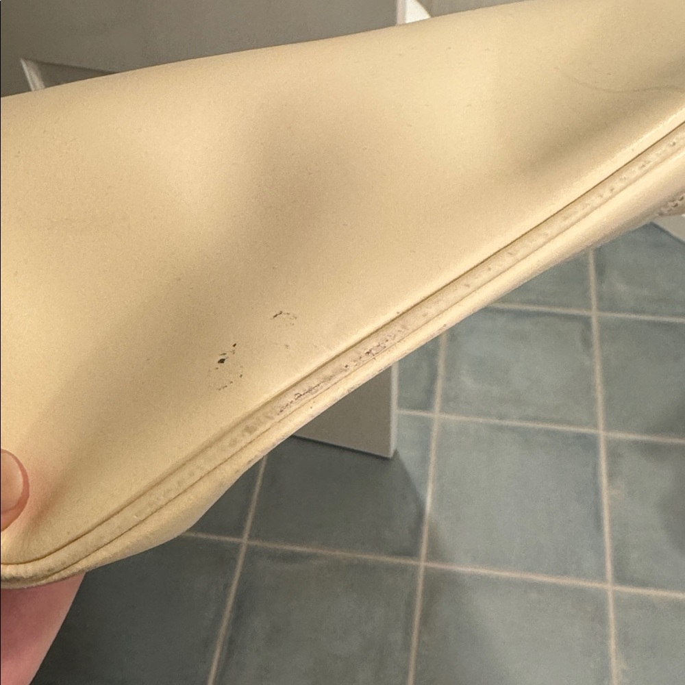Vintage Furla Cream Leather Tote Bag - Picture 9 of 9